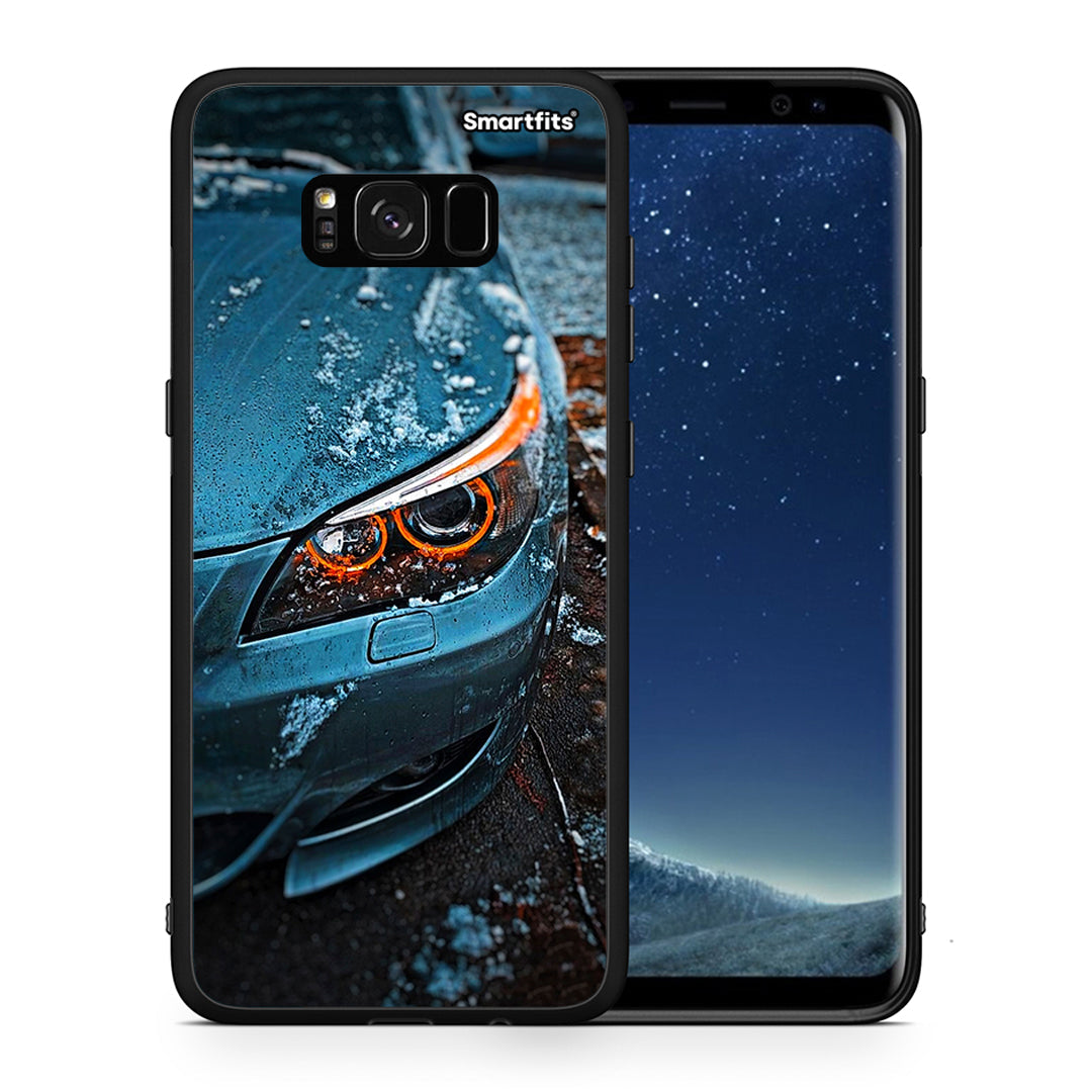 Θήκη Samsung S8+ Bmw E60 από τη Smartfits με σχέδιο στο πίσω μέρος και μαύρο περίβλημα | Samsung S8+ Bmw E60 case with colorful back and black bezels
