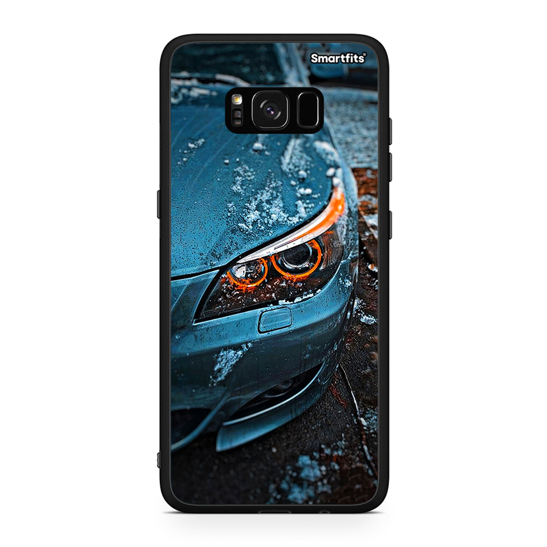 Samsung S8+ Bmw E60 Θήκη από τη Smartfits με σχέδιο στο πίσω μέρος και μαύρο περίβλημα | Smartphone case with colorful back and black bezels by Smartfits