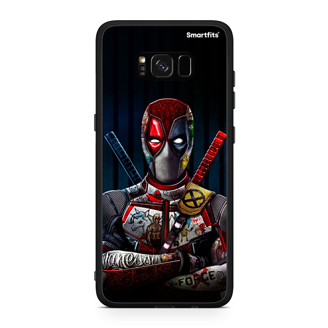 Samsung S8+ Funny Guy θήκη από τη Smartfits με σχέδιο στο πίσω μέρος και μαύρο περίβλημα | Smartphone case with colorful back and black bezels by Smartfits