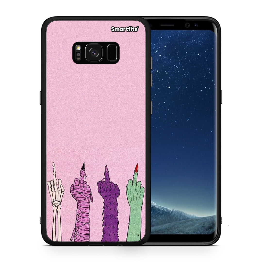 Θήκη Samsung S8+ Halloween Be A Lady από τη Smartfits με σχέδιο στο πίσω μέρος και μαύρο περίβλημα | Samsung S8+ Halloween Be A Lady case with colorful back and black bezels