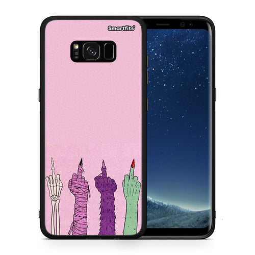 Θήκη Samsung S8+ Halloween Be A Lady από τη Smartfits με σχέδιο στο πίσω μέρος και μαύρο περίβλημα | Samsung S8+ Halloween Be A Lady case with colorful back and black bezels