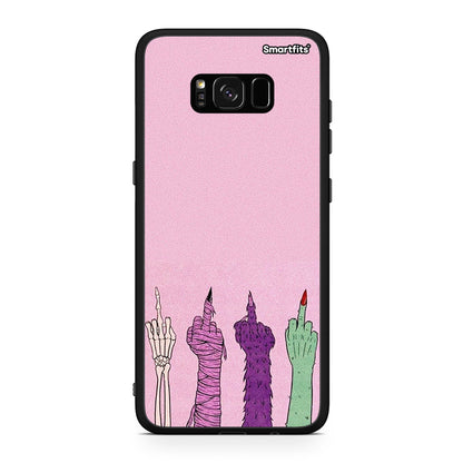 Samsung S8+ Halloween Be A Lady Θήκη από τη Smartfits με σχέδιο στο πίσω μέρος και μαύρο περίβλημα | Smartphone case with colorful back and black bezels by Smartfits