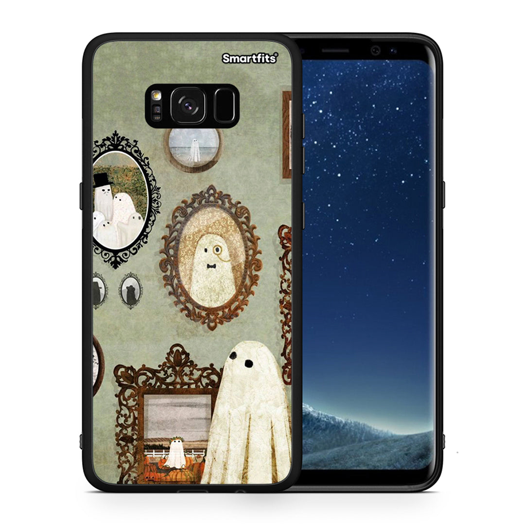 Θήκη Samsung S8 Halloween Ghost Season από τη Smartfits με σχέδιο στο πίσω μέρος και μαύρο περίβλημα | Samsung S8 Halloween Ghost Season case with colorful back and black bezels