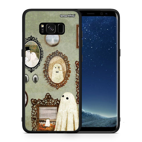 Θήκη Samsung S8 Halloween Ghost Season από τη Smartfits με σχέδιο στο πίσω μέρος και μαύρο περίβλημα | Samsung S8 Halloween Ghost Season case with colorful back and black bezels