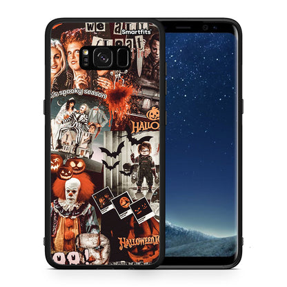 Θήκη Samsung S8 Halloween Spooky Season από τη Smartfits με σχέδιο στο πίσω μέρος και μαύρο περίβλημα | Samsung S8 Halloween Spooky Season case with colorful back and black bezels
