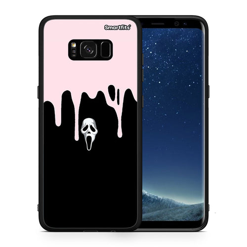 Θήκη Samsung S8 Melting Halloween Mask από τη Smartfits με σχέδιο στο πίσω μέρος και μαύρο περίβλημα | Samsung S8 Melting Halloween Mask case with colorful back and black bezels