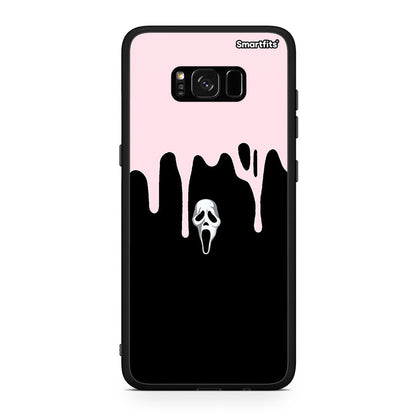 Samsung S8 Melting Halloween Mask Θήκη από τη Smartfits με σχέδιο στο πίσω μέρος και μαύρο περίβλημα | Smartphone case with colorful back and black bezels by Smartfits