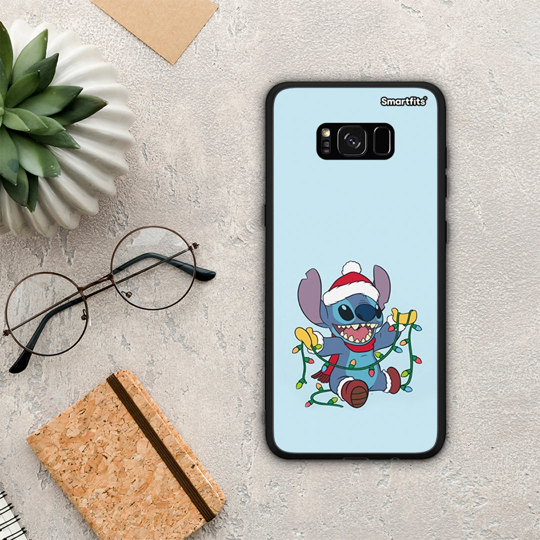 Santa Stich - Samsung Galaxy S8 θήκη