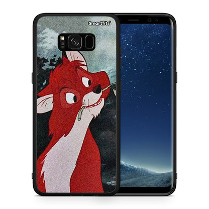 Θήκη Samsung S8+ Tod And Vixey Love 1 από τη Smartfits με σχέδιο στο πίσω μέρος και μαύρο περίβλημα | Samsung S8+ Tod And Vixey Love 1 case with colorful back and black bezels