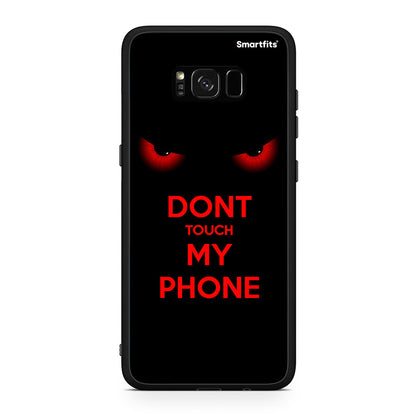 Samsung S8+ Touch My Phone Θήκη από τη Smartfits με σχέδιο στο πίσω μέρος και μαύρο περίβλημα | Smartphone case with colorful back and black bezels by Smartfits