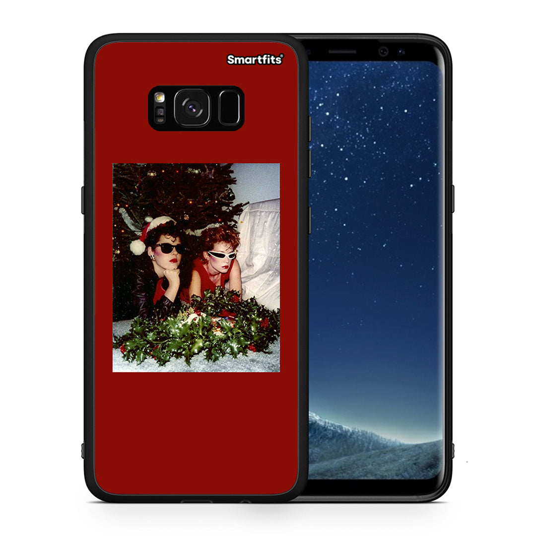 Θήκη Samsung S8+ Waiting For Xmas από τη Smartfits με σχέδιο στο πίσω μέρος και μαύρο περίβλημα | Samsung S8+ Waiting For Xmas case with colorful back and black bezels