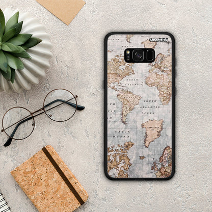 World Map - Samsung Galaxy S8+ θήκη