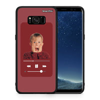 Thumbnail for Θήκη Samsung S8 Xmas Alone Music από τη Smartfits με σχέδιο στο πίσω μέρος και μαύρο περίβλημα | Samsung S8 Xmas Alone Music case with colorful back and black bezels