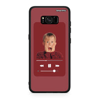 Thumbnail for Samsung S8 Xmas Alone Music θήκη από τη Smartfits με σχέδιο στο πίσω μέρος και μαύρο περίβλημα | Smartphone case with colorful back and black bezels by Smartfits