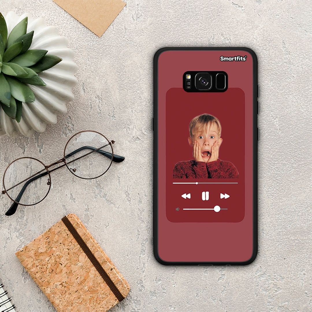 Xmas Alone Music - Samsung Galaxy S8+ θήκη