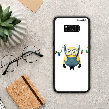 Xmas Minion Lights - Samsung Galaxy S8+ θήκη