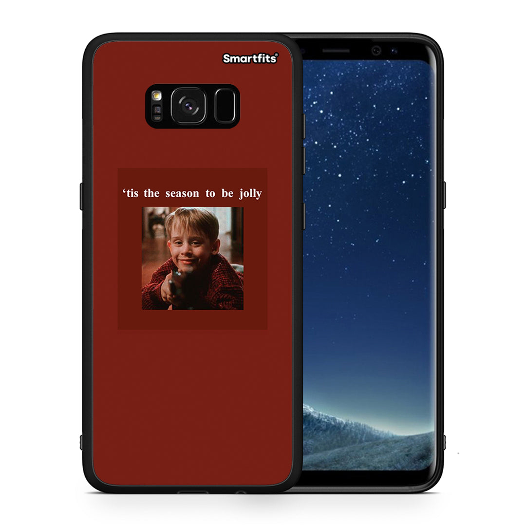 Θήκη Samsung S8 Xmas Ultimate Spirit από τη Smartfits με σχέδιο στο πίσω μέρος και μαύρο περίβλημα | Samsung S8 Xmas Ultimate Spirit case with colorful back and black bezels