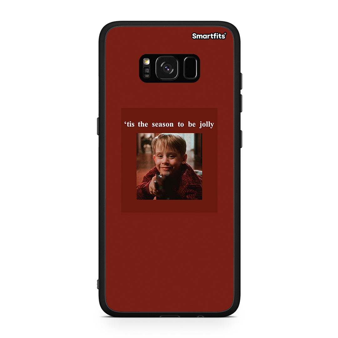 Samsung S8+ Xmas Ultimate Spirit θήκη από τη Smartfits με σχέδιο στο πίσω μέρος και μαύρο περίβλημα | Smartphone case with colorful back and black bezels by Smartfits