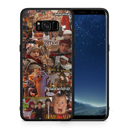 Θήκη Samsung S8+ Xmas Wishes από τη Smartfits με σχέδιο στο πίσω μέρος και μαύρο περίβλημα | Samsung S8+ Xmas Wishes case with colorful back and black bezels