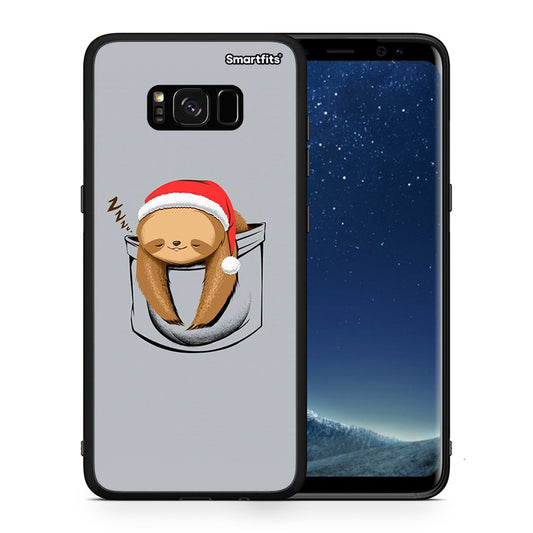 Θήκη Samsung S8+ Xmas Zzzz από τη Smartfits με σχέδιο στο πίσω μέρος και μαύρο περίβλημα | Samsung S8+ Xmas Zzzz case with colorful back and black bezels