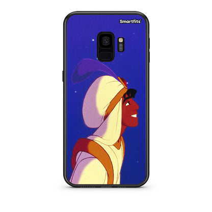 samsung s9 Alladin And Jasmine Love 1 θήκη από τη Smartfits με σχέδιο στο πίσω μέρος και μαύρο περίβλημα | Smartphone case with colorful back and black bezels by Smartfits