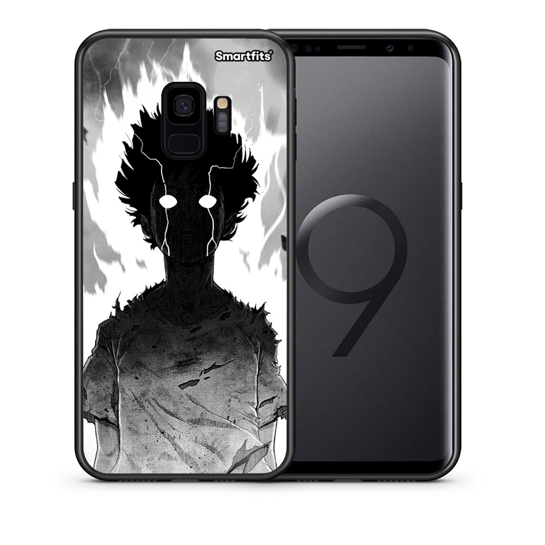 Θήκη Samsung S9 Anime Boy από τη Smartfits με σχέδιο στο πίσω μέρος και μαύρο περίβλημα | Samsung S9 Anime Boy case with colorful back and black bezels