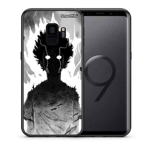 Θήκη Samsung S9 Anime Boy από τη Smartfits με σχέδιο στο πίσω μέρος και μαύρο περίβλημα | Samsung S9 Anime Boy case with colorful back and black bezels
