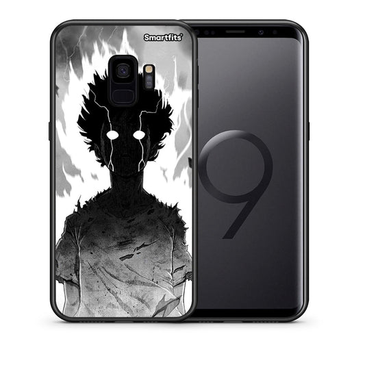 Θήκη Samsung S9 Anime Boy από τη Smartfits με σχέδιο στο πίσω μέρος και μαύρο περίβλημα | Samsung S9 Anime Boy case with colorful back and black bezels