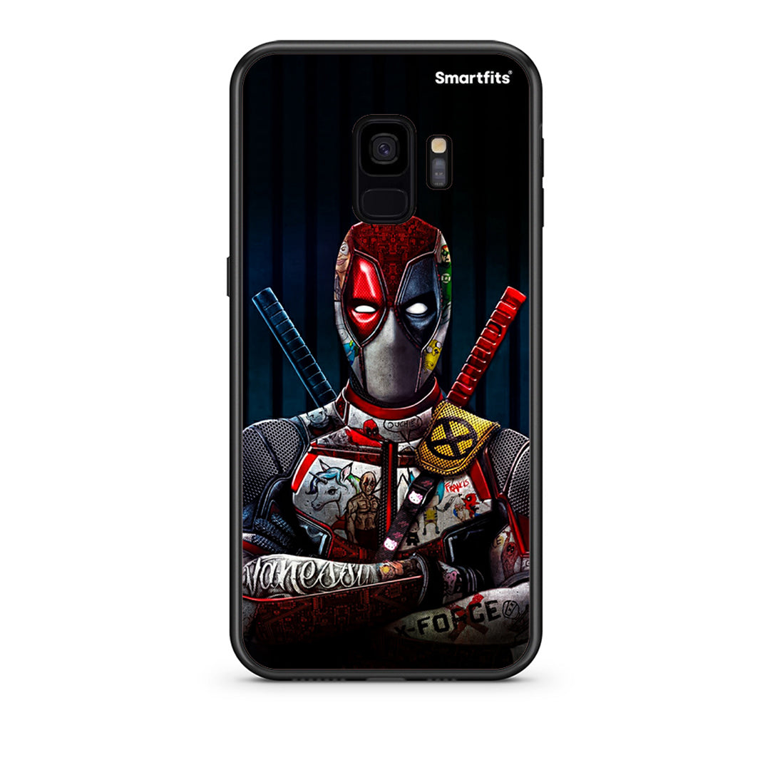 samsung s9 Funny Guy θήκη από τη Smartfits με σχέδιο στο πίσω μέρος και μαύρο περίβλημα | Smartphone case with colorful back and black bezels by Smartfits