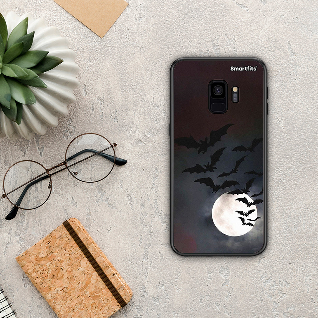 Halloween Bat Night - Samsung Galaxy S9 θήκη