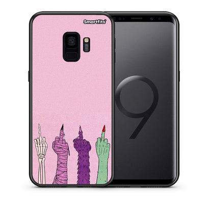 Θήκη Samsung S9 Halloween Be A Lady από τη Smartfits με σχέδιο στο πίσω μέρος και μαύρο περίβλημα | Samsung S9 Halloween Be A Lady case with colorful back and black bezels