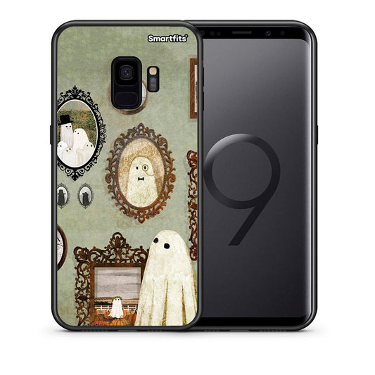 Θήκη Samsung S9 Halloween Ghost Season από τη Smartfits με σχέδιο στο πίσω μέρος και μαύρο περίβλημα | Samsung S9 Halloween Ghost Season case with colorful back and black bezels
