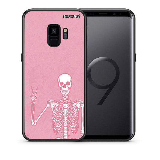 Θήκη Samsung S9 Halloween Motivation από τη Smartfits με σχέδιο στο πίσω μέρος και μαύρο περίβλημα | Samsung S9 Halloween Motivation case with colorful back and black bezels