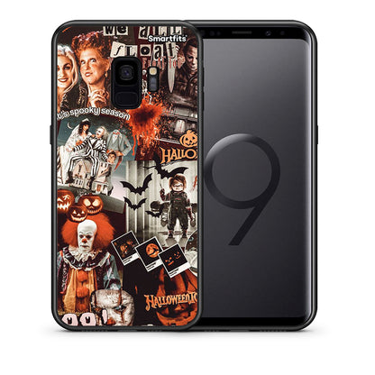 Θήκη Samsung S9 Halloween Spooky Season από τη Smartfits με σχέδιο στο πίσω μέρος και μαύρο περίβλημα | Samsung S9 Halloween Spooky Season case with colorful back and black bezels