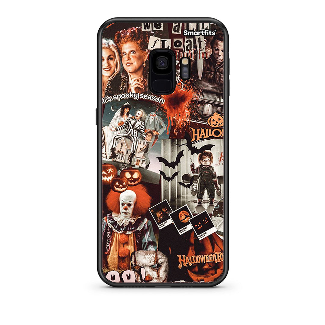 samsung s9 Halloween Spooky Season Θήκη από τη Smartfits με σχέδιο στο πίσω μέρος και μαύρο περίβλημα | Smartphone case with colorful back and black bezels by Smartfits