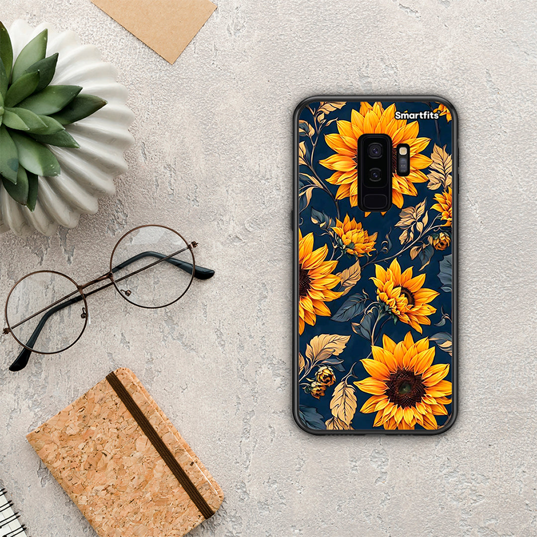 Autumn Sunflowers - Samsung Galaxy S9+ θήκη