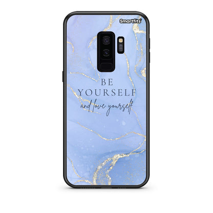 samsung s9 plus Be Yourself θήκη από τη Smartfits με σχέδιο στο πίσω μέρος και μαύρο περίβλημα | Smartphone case with colorful back and black bezels by Smartfits