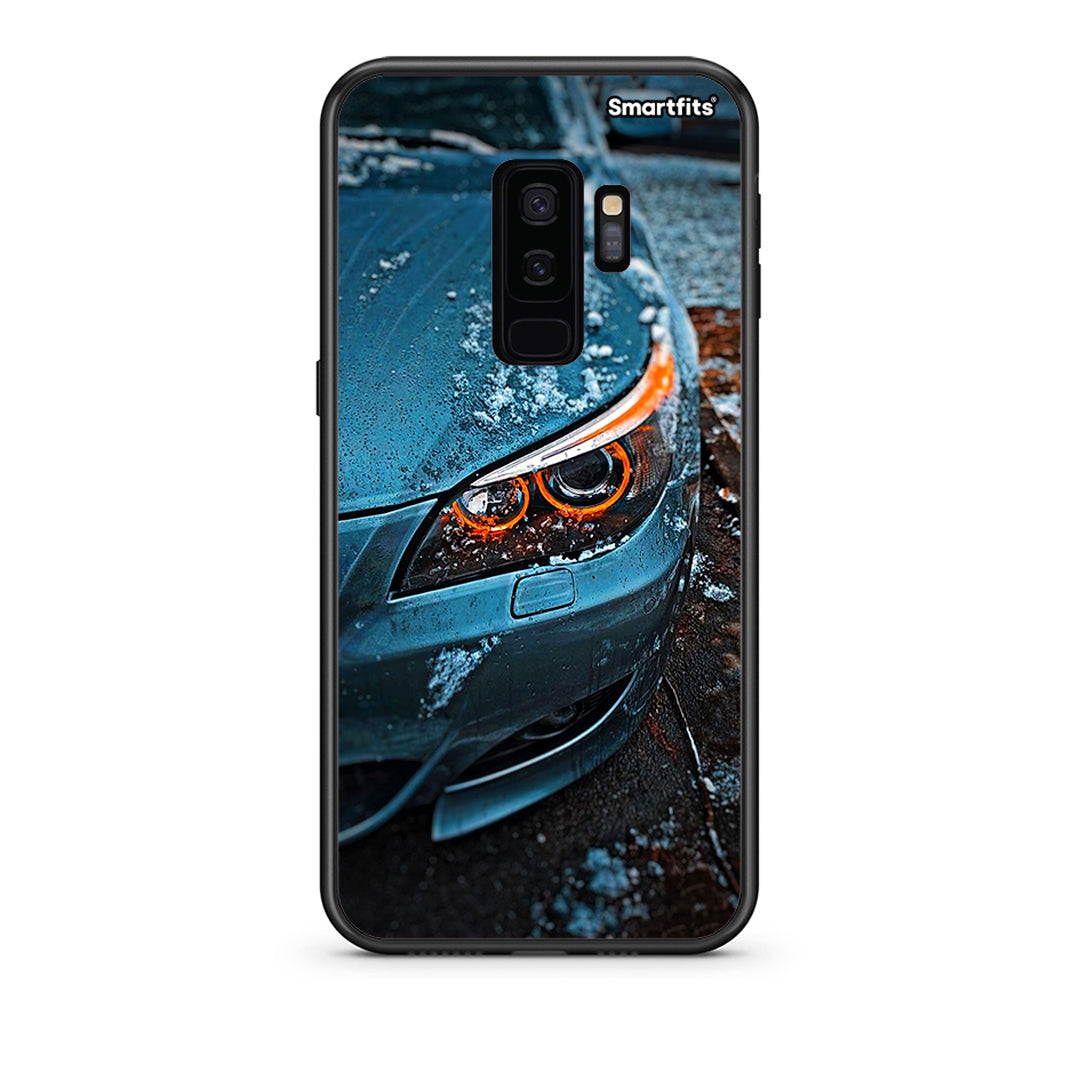 samsung s9 plus Bmw E60 Θήκη από τη Smartfits με σχέδιο στο πίσω μέρος και μαύρο περίβλημα | Smartphone case with colorful back and black bezels by Smartfits