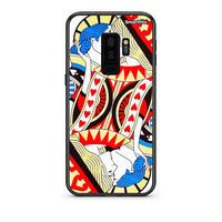 Thumbnail for samsung s9 plus Card Love θήκη από τη Smartfits με σχέδιο στο πίσω μέρος και μαύρο περίβλημα | Smartphone case with colorful back and black bezels by Smartfits