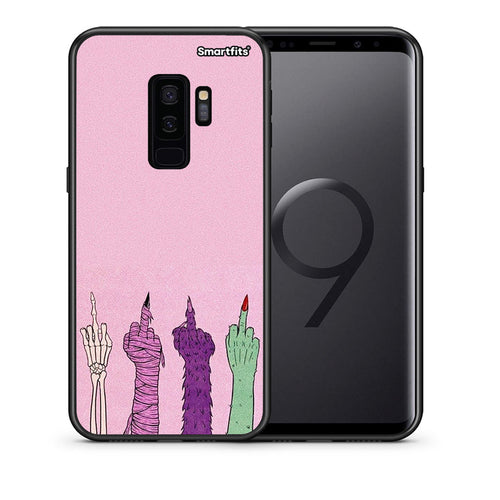 Θήκη Samsung S9 Plus Halloween Be A Lady από τη Smartfits με σχέδιο στο πίσω μέρος και μαύρο περίβλημα | Samsung S9 Plus Halloween Be A Lady case with colorful back and black bezels
