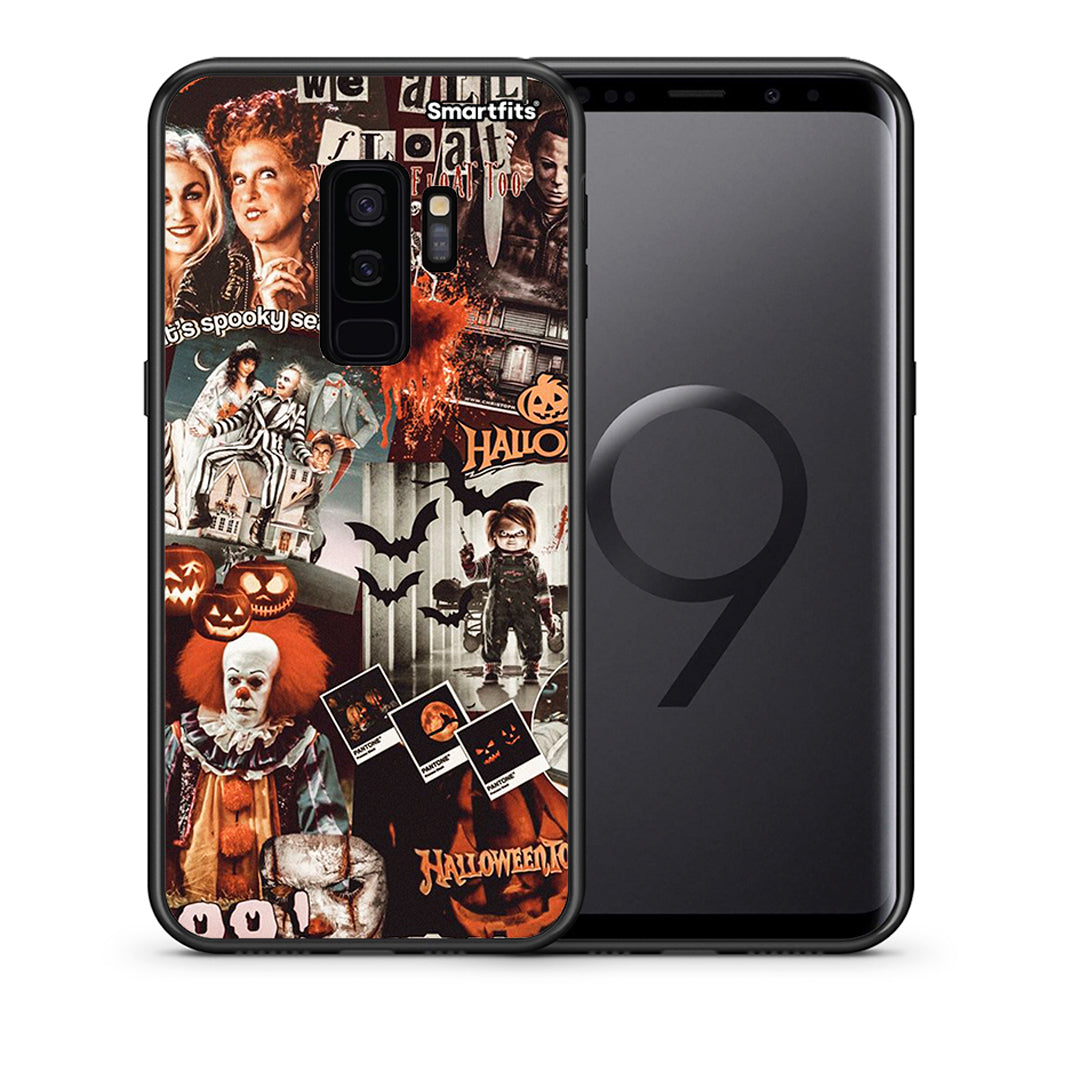Θήκη Samsung S9 Plus Halloween Spooky Season από τη Smartfits με σχέδιο στο πίσω μέρος και μαύρο περίβλημα | Samsung S9 Plus Halloween Spooky Season case with colorful back and black bezels