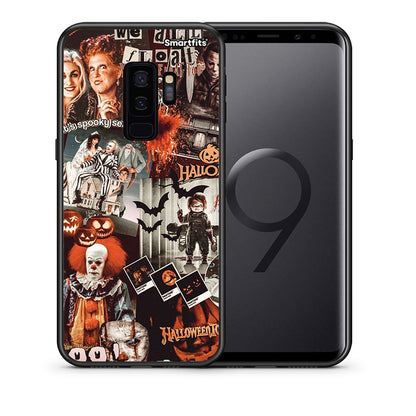 Θήκη Samsung S9 Plus Halloween Spooky Season από τη Smartfits με σχέδιο στο πίσω μέρος και μαύρο περίβλημα | Samsung S9 Plus Halloween Spooky Season case with colorful back and black bezels