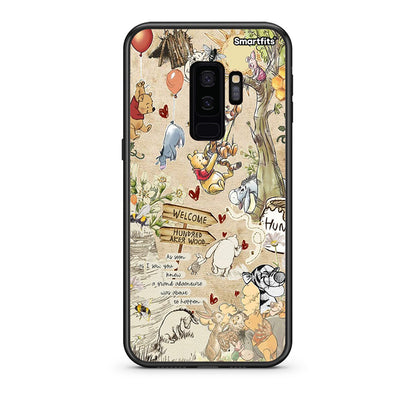 samsung s9 plus Happy Friends θήκη από τη Smartfits με σχέδιο στο πίσω μέρος και μαύρο περίβλημα | Smartphone case with colorful back and black bezels by Smartfits