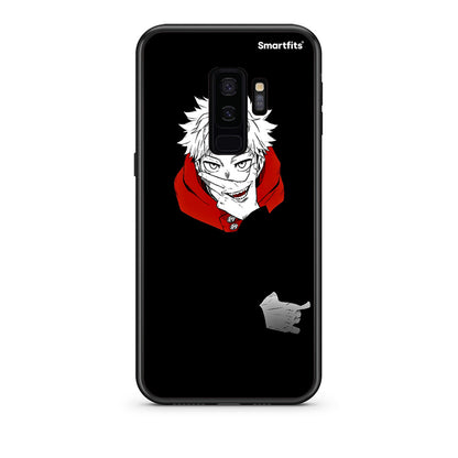 samsung s9 plus Itadori Anime θήκη από τη Smartfits με σχέδιο στο πίσω μέρος και μαύρο περίβλημα | Smartphone case with colorful back and black bezels by Smartfits