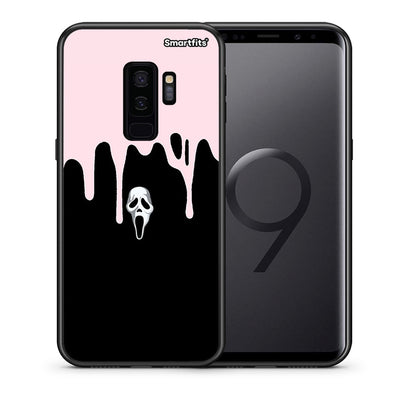 Θήκη Samsung S9 Plus Melting Halloween Mask από τη Smartfits με σχέδιο στο πίσω μέρος και μαύρο περίβλημα | Samsung S9 Plus Melting Halloween Mask case with colorful back and black bezels
