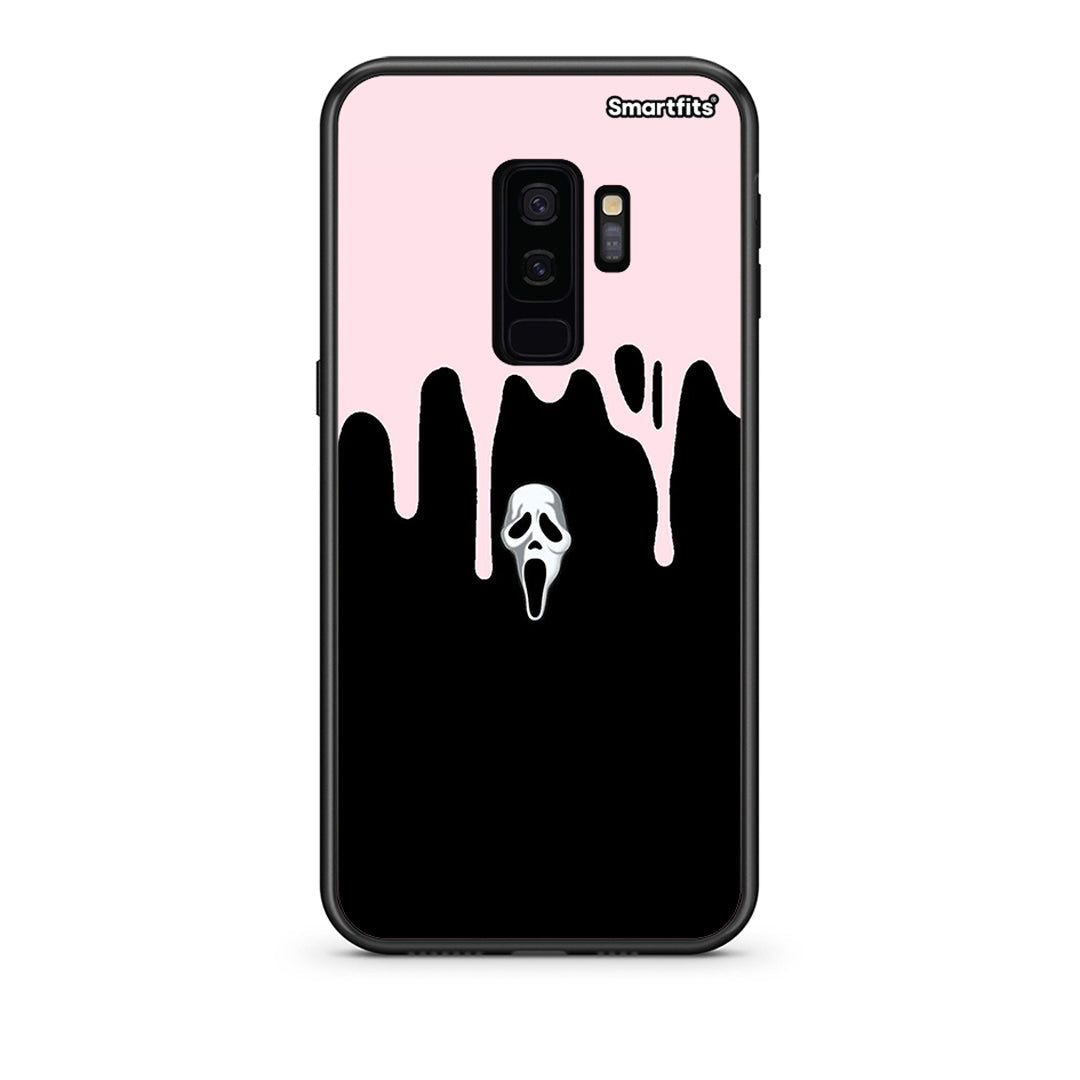 samsung s9 plus Melting Halloween Mask Θήκη από τη Smartfits με σχέδιο στο πίσω μέρος και μαύρο περίβλημα | Smartphone case with colorful back and black bezels by Smartfits