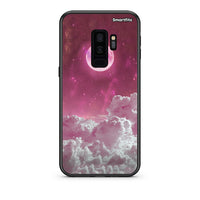 Thumbnail for samsung s9 plus Pink Moon Θήκη από τη Smartfits με σχέδιο στο πίσω μέρος και μαύρο περίβλημα | Smartphone case with colorful back and black bezels by Smartfits