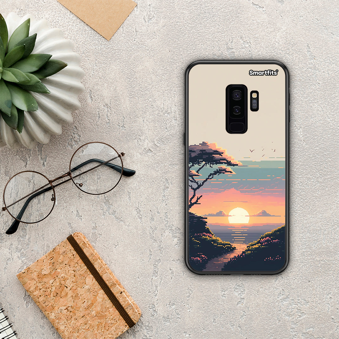 Pixel Sunset - Samsung Galaxy S9+ θήκη