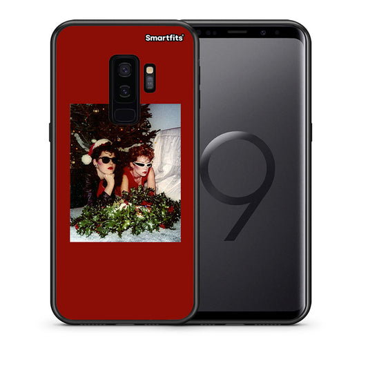 Θήκη Samsung S9 Plus Waiting For Xmas από τη Smartfits με σχέδιο στο πίσω μέρος και μαύρο περίβλημα | Samsung S9 Plus Waiting For Xmas case with colorful back and black bezels