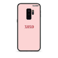 Thumbnail for samsung s9 plus XOXO Love θήκη από τη Smartfits με σχέδιο στο πίσω μέρος και μαύρο περίβλημα | Smartphone case with colorful back and black bezels by Smartfits